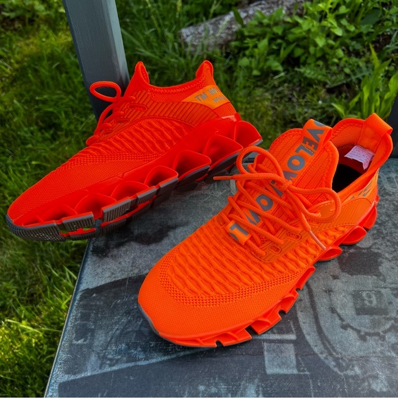 Womens Slip on Running Walking Shoes Blade Tennis Casual Fashion Sneakers - Picture 3 of 11